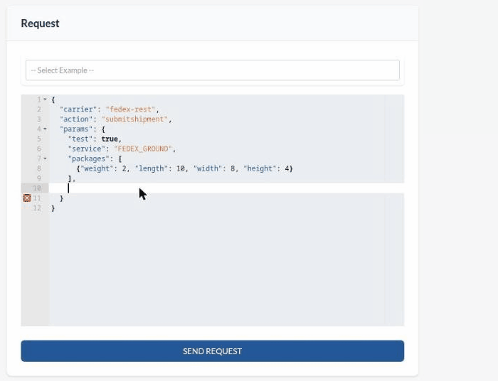 API Explorer autocomplete and parameter warnings